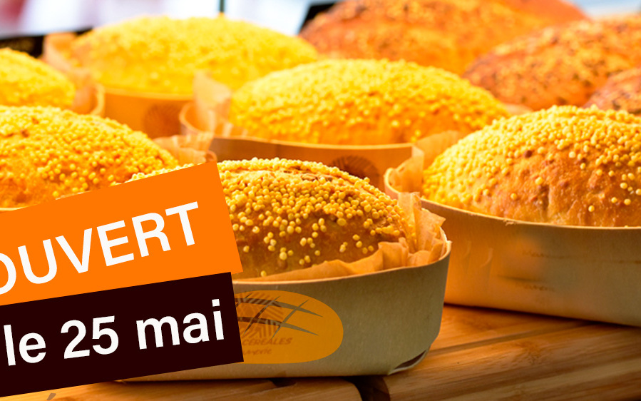 Nous sommes ouverts le 25 mai