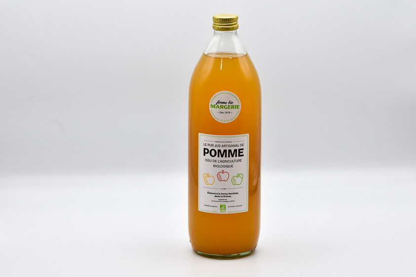 Jus de Pomme BIO 1L - Réf. 158 - Boisson - L'Étape Gourmande - Boulangerie  Restauration